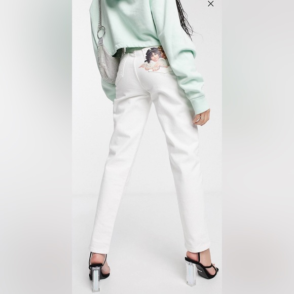Fiorucci Angels white/cream jeans, size 25 - Picture 7 of 7
